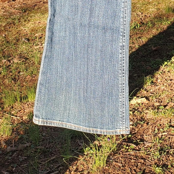 HUDSON Vintage Low Rise Boot Cut Jeans MED Wash Women's 26  NO FLAP BACK POCKETS - Picture 9 of 17